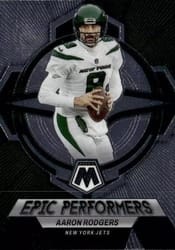 2023 Panini Mosaic Epic Performers Aaron Rodgers #EP-AR card