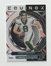 2023 Panini Obsidian Equinox Aaron Rodgers #19 card