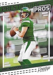 2023 Panini Prestige Prestigious Pros Aaron Rodgers #9 card