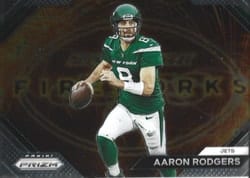 2023 Panini Prizm Fireworks Aaron Rodgers #7 card