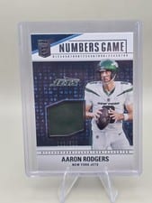 2024 Donruss Elite Numbers Game Jerseys Aaron Rodgers #NG-ARO card