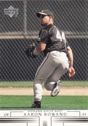 2002 Upper Deck Base Set Aaron Rowand #221 card