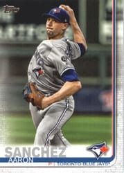 2019 Topps Base Set Aaron Sanchez #677 card