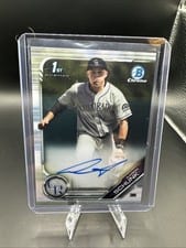 2019 Bowman Draft Chrome Picks Autograph Aaron Schunk #CDA-AS card