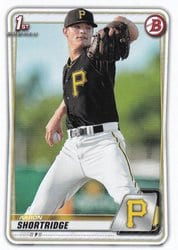 2020 Bowman Prospects Aaron Shortridge #BP-9 card