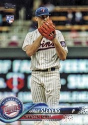 2018 Topps Base Set Aaron Slegers #277 card