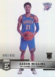 2021-22 Donruss Elite Base Set Aaron Wiggins #206 card