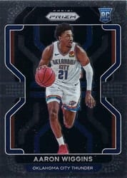 2021-22 Panini Prizm Base Set Aaron Wiggins #286 card