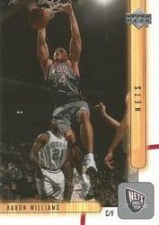2001-02 Upper Deck Base Set Aaron Williams #108 card