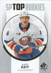 2022-23 SP Authentic Top Rookies Aatu Raty #TR-45 card