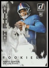 2025 Donruss White Hot Rookies Abdul Carter #WHR-ALC card