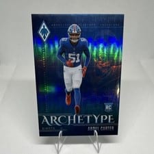 2025 Panini Phoenix Archetype Abdul Carter #17 card