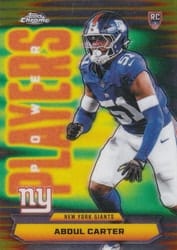 2025 Topps Chrome Power Players Abdul Carter #PP-40 card