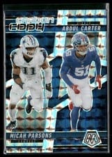 2025 Panini Mosaic Carbon Copy Abdul Carter / Micah Parsons #CCO-5 card