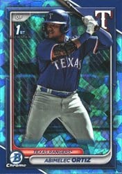 2024 Bowman Sapphire Edition Base Set Abimelec Ortiz #BCP-16 card