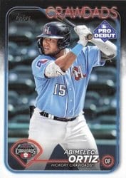 2024 Topps Pro Debut Base Set Abimelec Ortiz #PD-33 card
