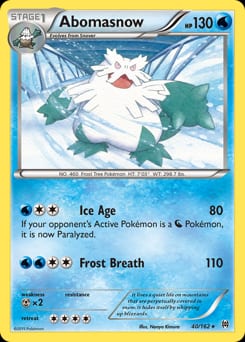 2015 BREAKthrough Abomasnow #40