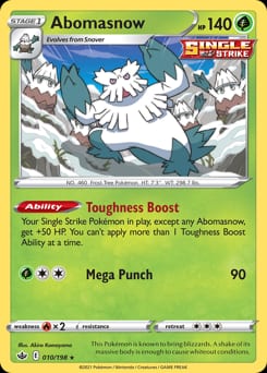 Chilling Reign Abomasnow #10 card