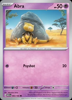 2023 151 Abra #63 card