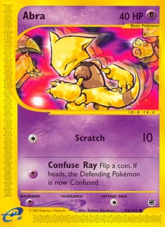 Expedition Base Set Abra #93 card
