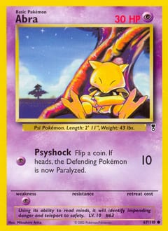 Legendary Collection Abra #67 card