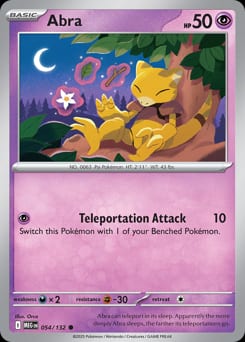 2025 Mega Evolution Abra #54