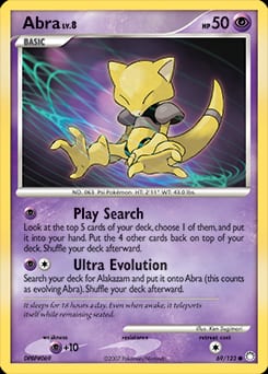 Mysterious Treasures Abra #69 card