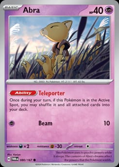 2024 Twilight Masquerade Abra #80