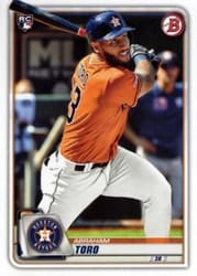 2020 Bowman Base Set Abraham Toro #23 card