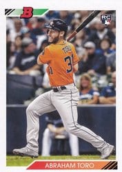 2020 Bowman Heritage Base Set Abraham Toro #23 card