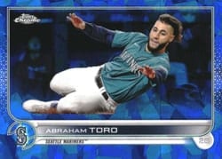 2022 Topps Chrome Sapphire Edition Base Set Abraham Toro #477 card