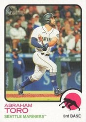 2022 Topps Heritage Base Set Abraham Toro #74 card