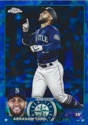 2023 Topps Chrome Sapphire Edition Base Set Abraham Toro #297 card