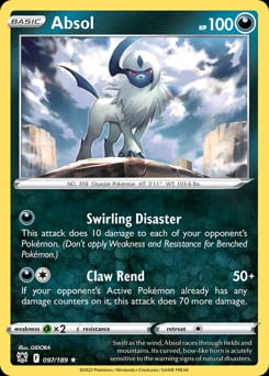 2022 Astral Radiance Absol #97 card