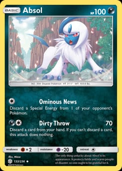 2019 Cosmic Eclipse Absol #133 card