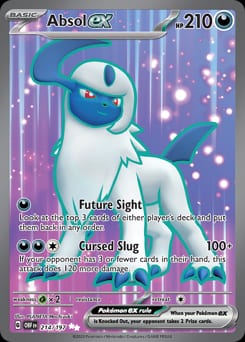 2023 Obsidian Flames Absol ex #214 card