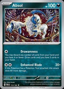 2023 Paradox Rift Absol #113 card