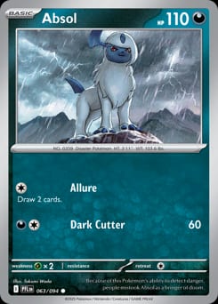 2025 Phantasmal Flames Absol #63 card