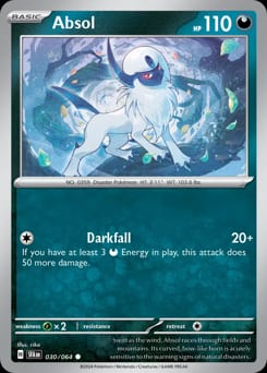 2024 Shrouded Fable Absol #30 card