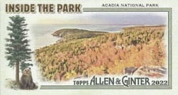 2022 Topps Allen & Ginter Mini Inside the Park Acadia National Park #ITP-17 card