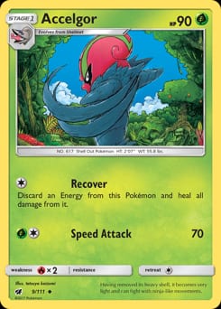 2017 Crimson Invasion Accelgor #9