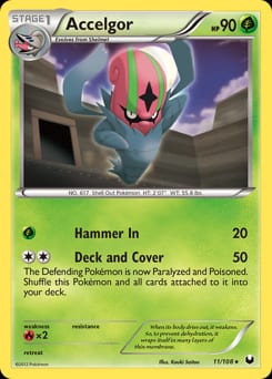 2012 Dark Explorers Accelgor #11 card