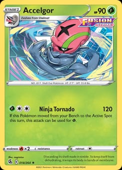 2021 Fusion Strike Accelgor #14