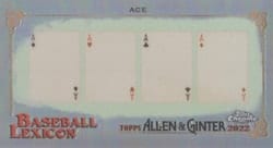 2022 Topps Allen & Ginter Chrome Mini Baseball Lexicon Ace #BL-19