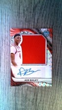 2024-25 Bowman's Best University Prospect Jumbo Relic Autographs Ace Bailey #PJRA-AB card