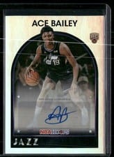 Ace Bailey 2025-26 NBA Hoops 1989 Hoops Signatures card