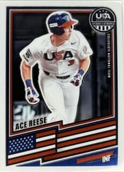 2026 Panini Stars & Stripes Prizm Base Set Ace Reese #167 card