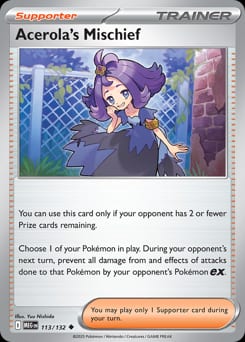 Mega Evolution Acerola's Mischief #113 card