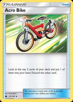 Celestial Storm Acro Bike #123 card
