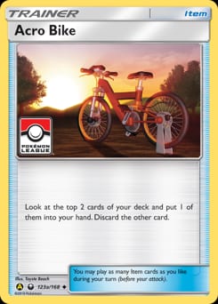 Celestial Storm Acro Bike #123a card